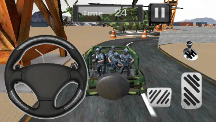 Army Jeep Driving 4x4 Parking android App screenshot 2